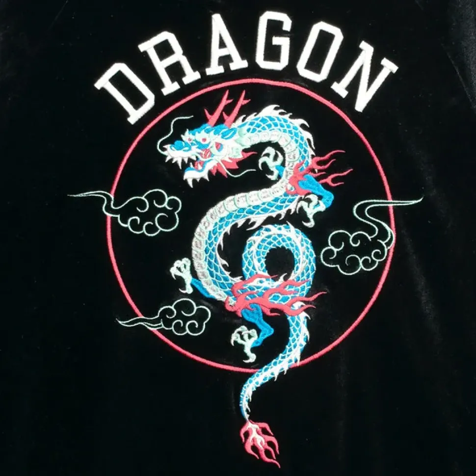 LISTEN FLAVOR Dragon Velour Track Jacket