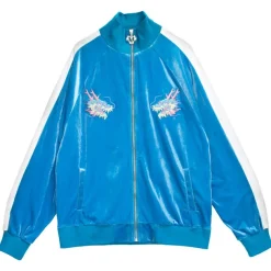 LISTEN FLAVOR Dragon Velour Track Jacket