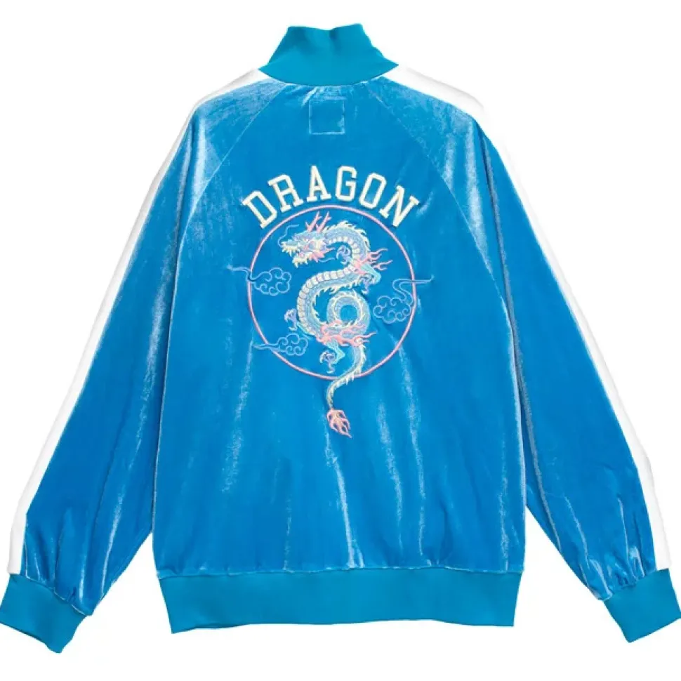 LISTEN FLAVOR Dragon Velour Track Jacket