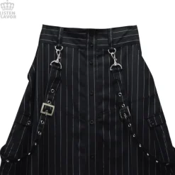 LISTEN FLAVOR Drape Sarouel Pants w/ Suspenders
