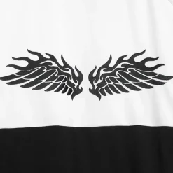 LISTEN FLAVOR Fallen Angel's Harness Jersey Black x White