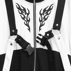 LISTEN FLAVOR Fallen Angel's Harness Jersey Black x White