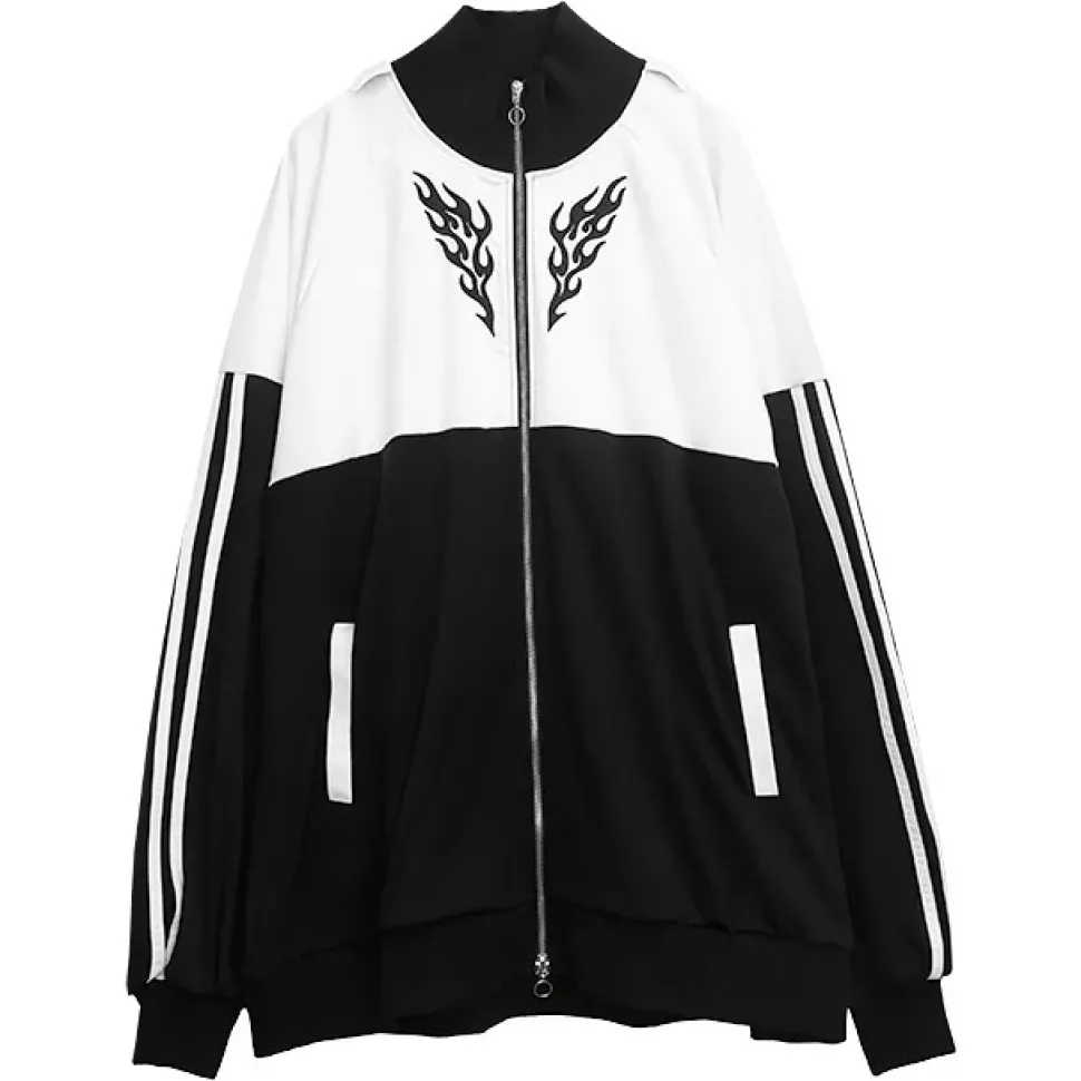 LISTEN FLAVOR Fallen Angel's Harness Jersey Black x White