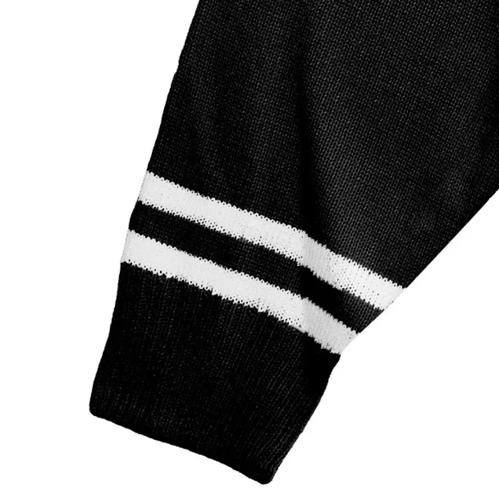 LISTEN FLAVOR Fallen Angel's Melty Line Knit Top