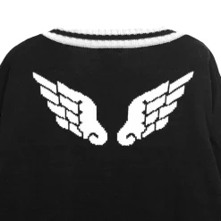 LISTEN FLAVOR Fallen Angel's Melty Line V-neckline Knit