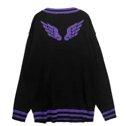 LISTEN FLAVOR Fallen Angel's Melty Line V-neckline Knit