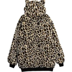 LISTEN FLAVOR Fire Heart Cat Ear Boa Blouson