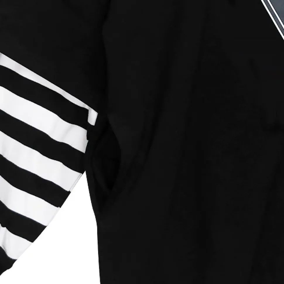 LISTEN FLAVOR Flame Eye Layered-Style Hoodie