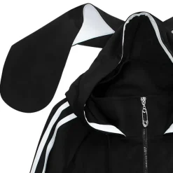 LISTEN FLAVOR From the Mirai Bunny Ear Jersey Hoodie