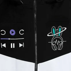 LISTEN FLAVOR From the Mirai Bunny Ear Jersey Hoodie