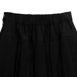 LISTEN FLAVOR Front Chain Pleated Skirt