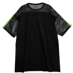 LISTEN FLAVOR Gaming Mesh Switching Top Black