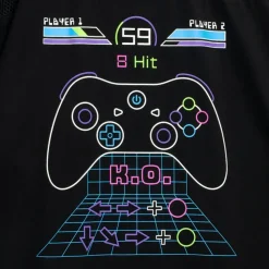 LISTEN FLAVOR Gaming Mesh Switching Top Black