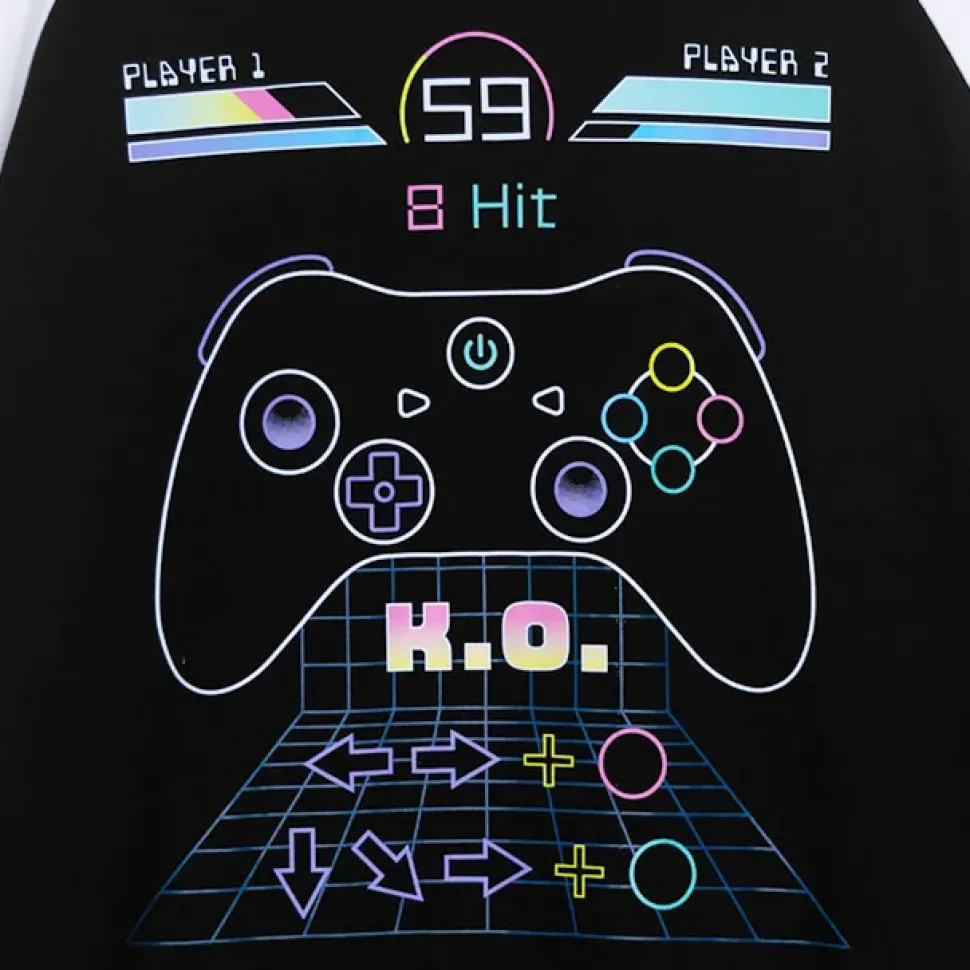 LISTEN FLAVOR Gaming Raglan Hoodie