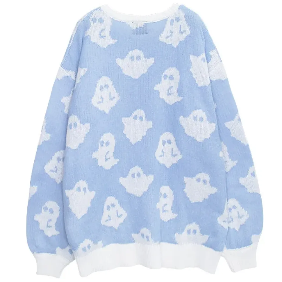 LISTEN FLAVOR Ghost Knit Top