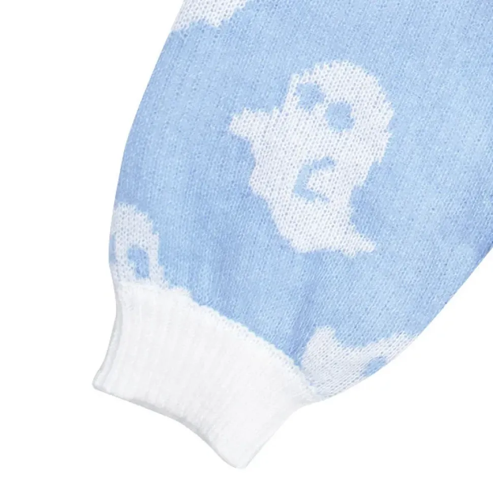 LISTEN FLAVOR Ghost Knit Top