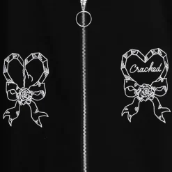 LISTEN FLAVOR Glass Heart Sailor Blouson