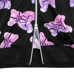 LISTEN FLAVOR Harness Bear Zip-Up Hoodie