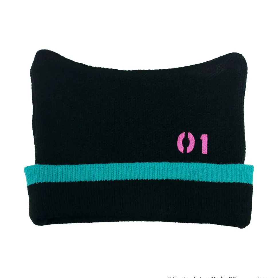 LISTEN FLAVOR Hatsune Miku Knit Cap Black