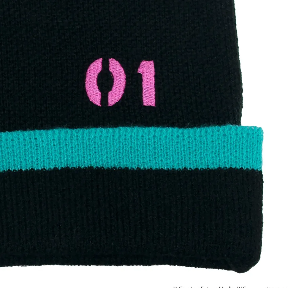 LISTEN FLAVOR Hatsune Miku Knit Cap Black