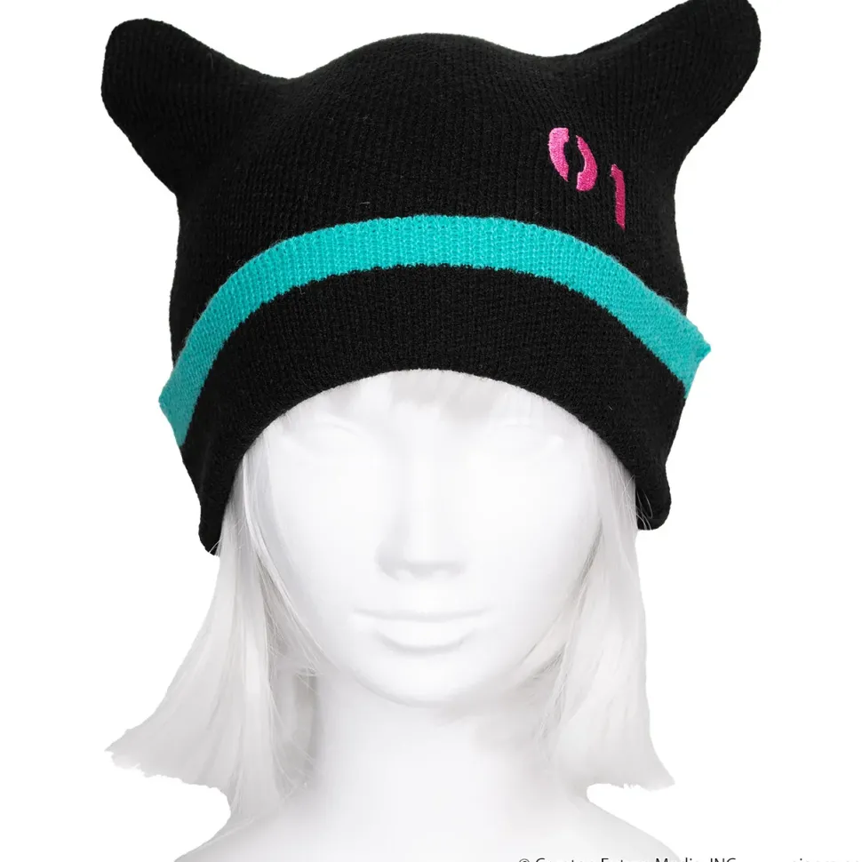 LISTEN FLAVOR Hatsune Miku Knit Cap Black