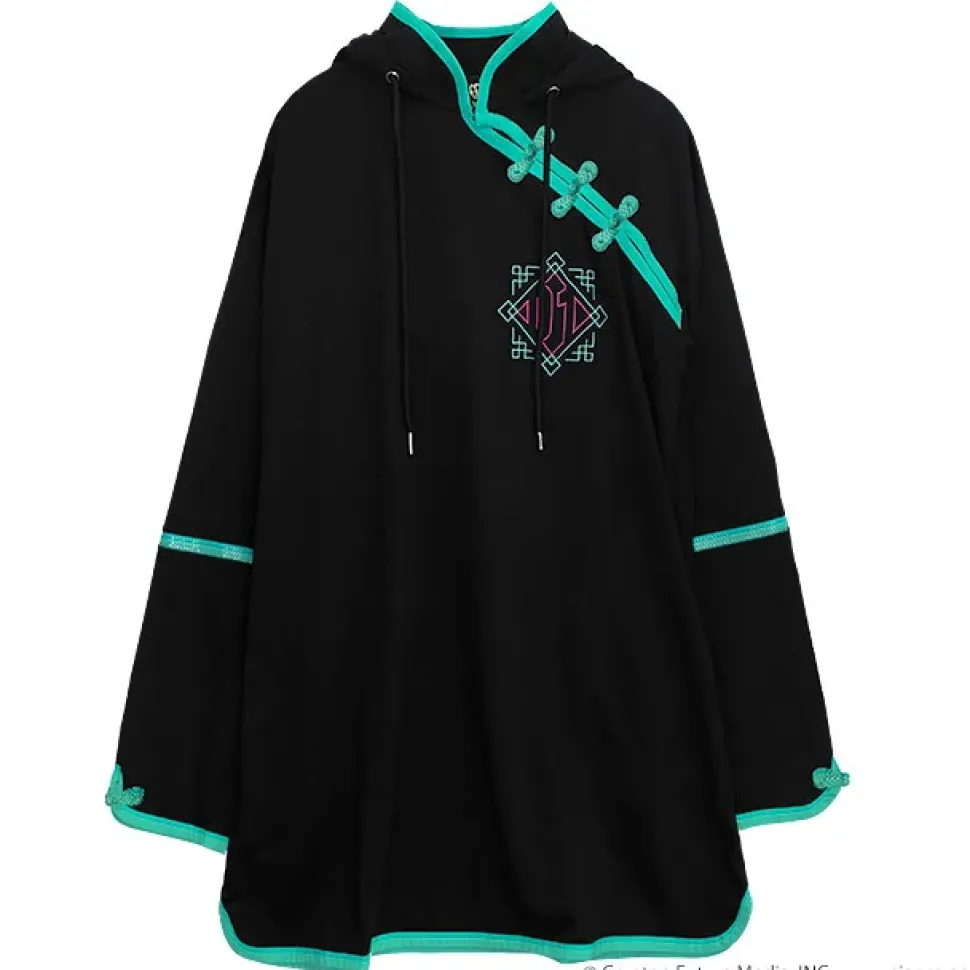 LISTEN FLAVOR Hatsune Miku China Hoodie Black