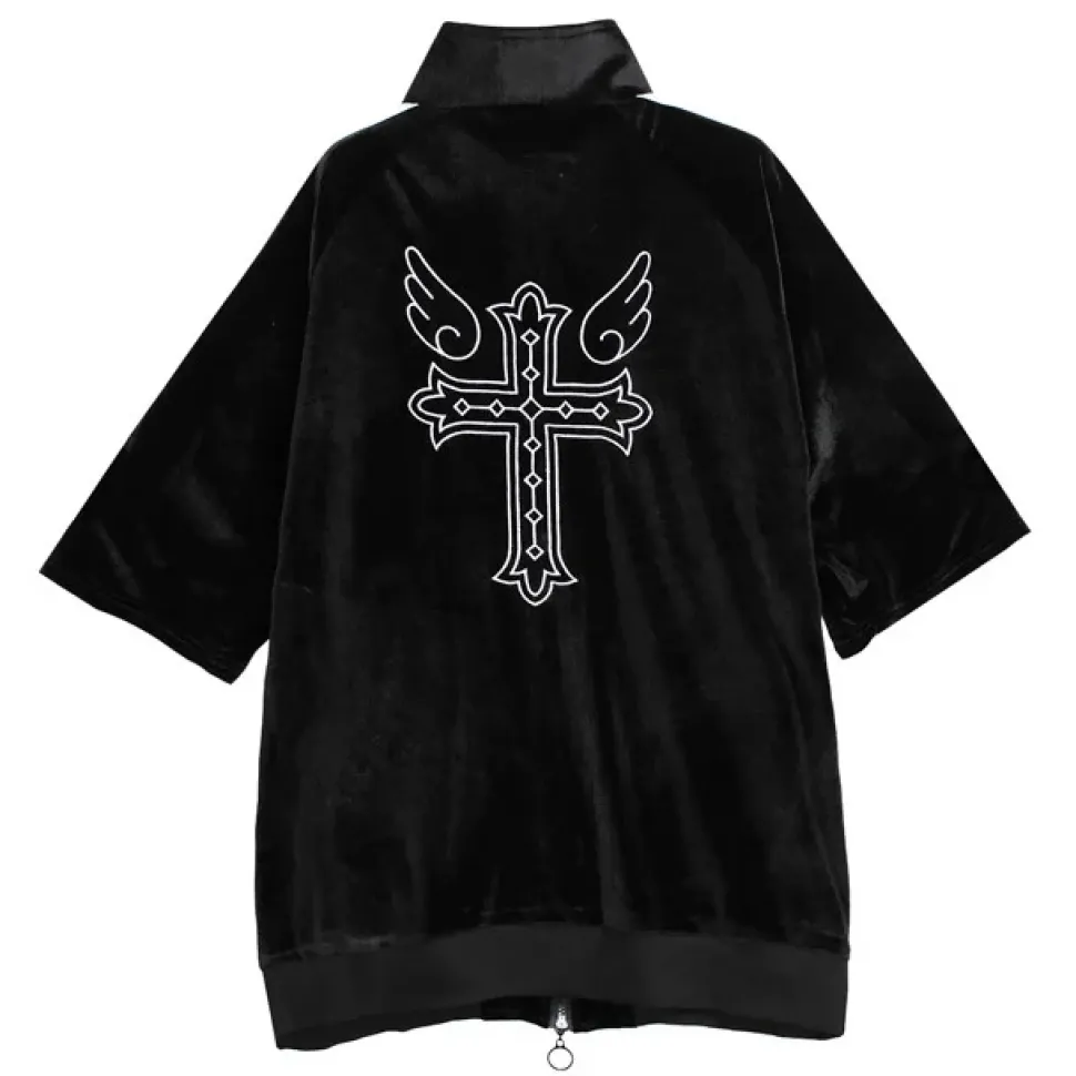 LISTEN FLAVOR Heavens Velour Short Sleeve Jersey