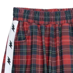 LISTEN FLAVOR Inazuma Zukkyun Check Jersey Shorts