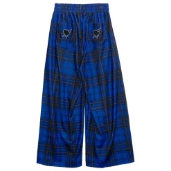 LISTEN FLAVOR Inazuma Zukkyun Check Jersey Shorts