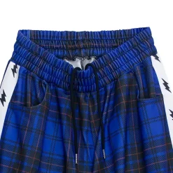 LISTEN FLAVOR Inazuma Zukkyun Check Jersey Shorts