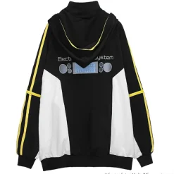 LISTEN FLAVOR Kagamine Rin & Len Jersey Hoodie Black (Re-run)