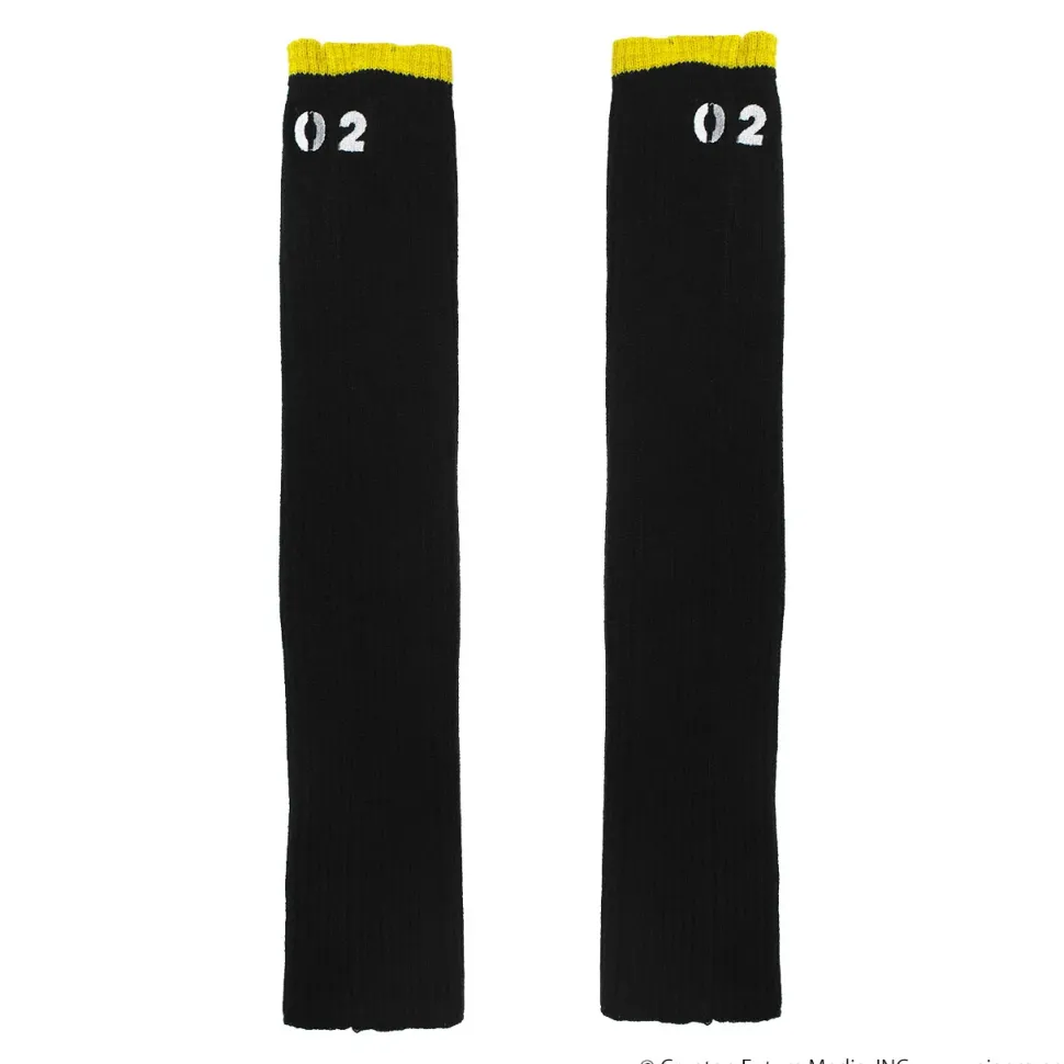 LISTEN FLAVOR Kagamine Rin & Len Knit Leg Warmers Black