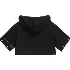 LISTEN FLAVOR Killer Heart 2-Way Mesh Short Hoodie