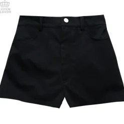 LISTEN FLAVOR Layered Pleated Flap Skirt w/ Shorts and Detachable Pocket