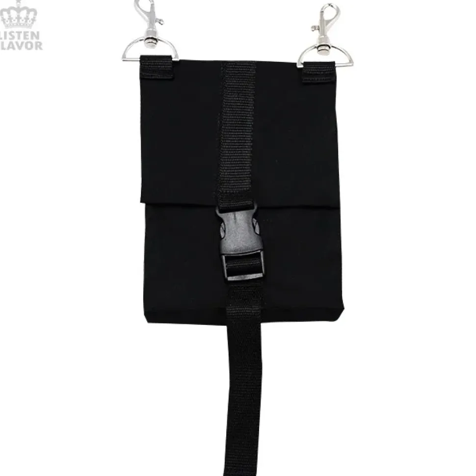 LISTEN FLAVOR Layered Pleated Flap Skirt w/ Shorts and Detachable Pocket