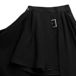 LISTEN FLAVOR Layered-Style Cargo Long Skirt
