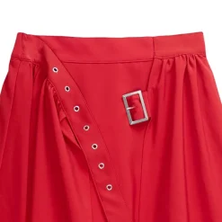 LISTEN FLAVOR Layered-Style Cargo Long Skirt