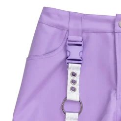 LISTEN FLAVOR Light Purple Shorts w/ Harness Garter Belt