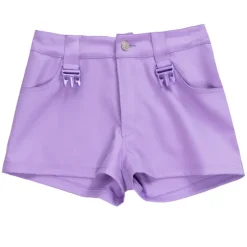 LISTEN FLAVOR Light Purple Shorts w/ Harness Garter Belt