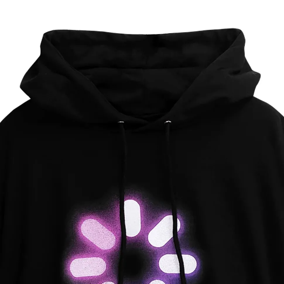 LISTEN FLAVOR LOADING Separate Sleeve Belt Cut Hoodie