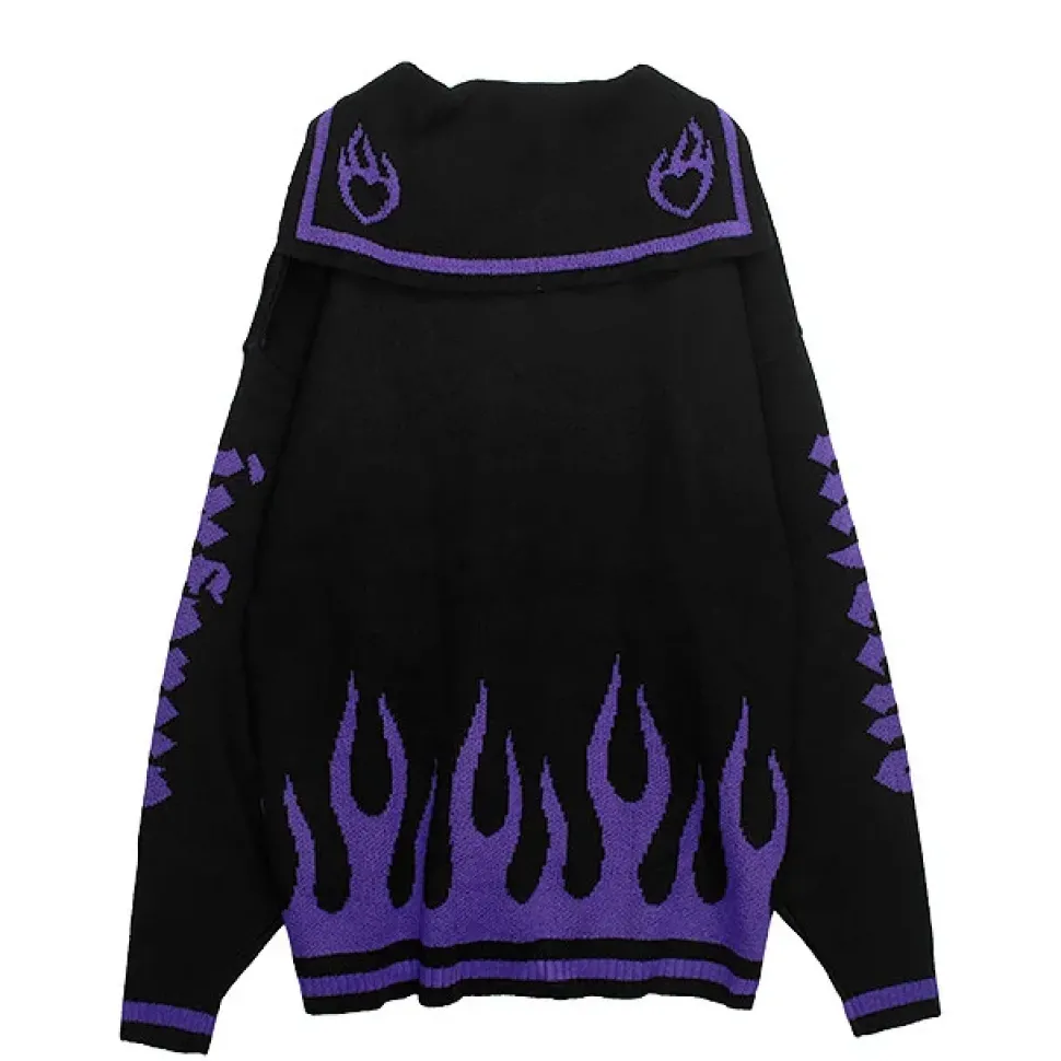 LISTEN FLAVOR Magic Flame Sailor Knit