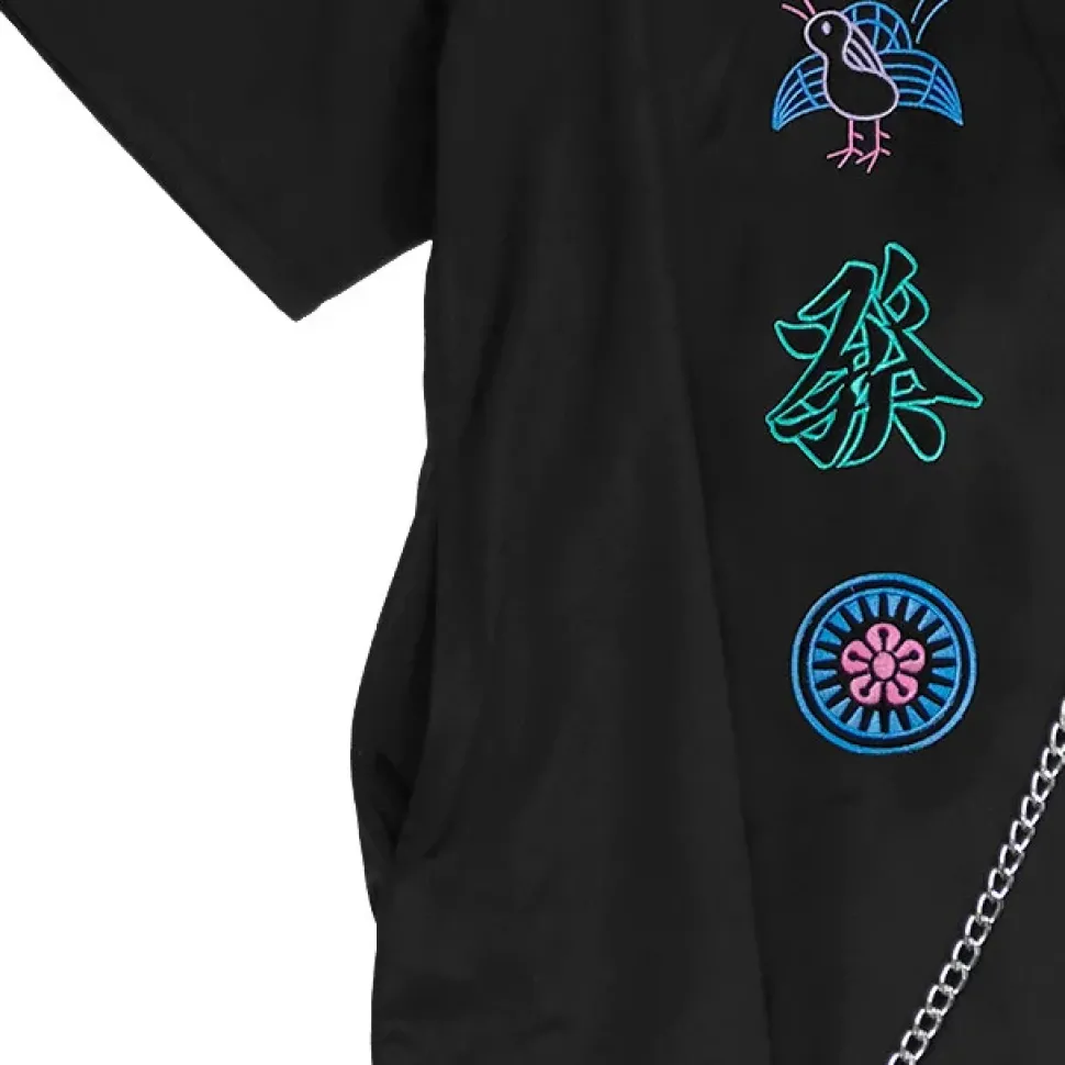 LISTEN FLAVOR Mahjong Short Sleeve Shirt w/ Harness