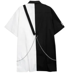 LISTEN FLAVOR Mahjong Short Sleeve Shirt w/ Harness