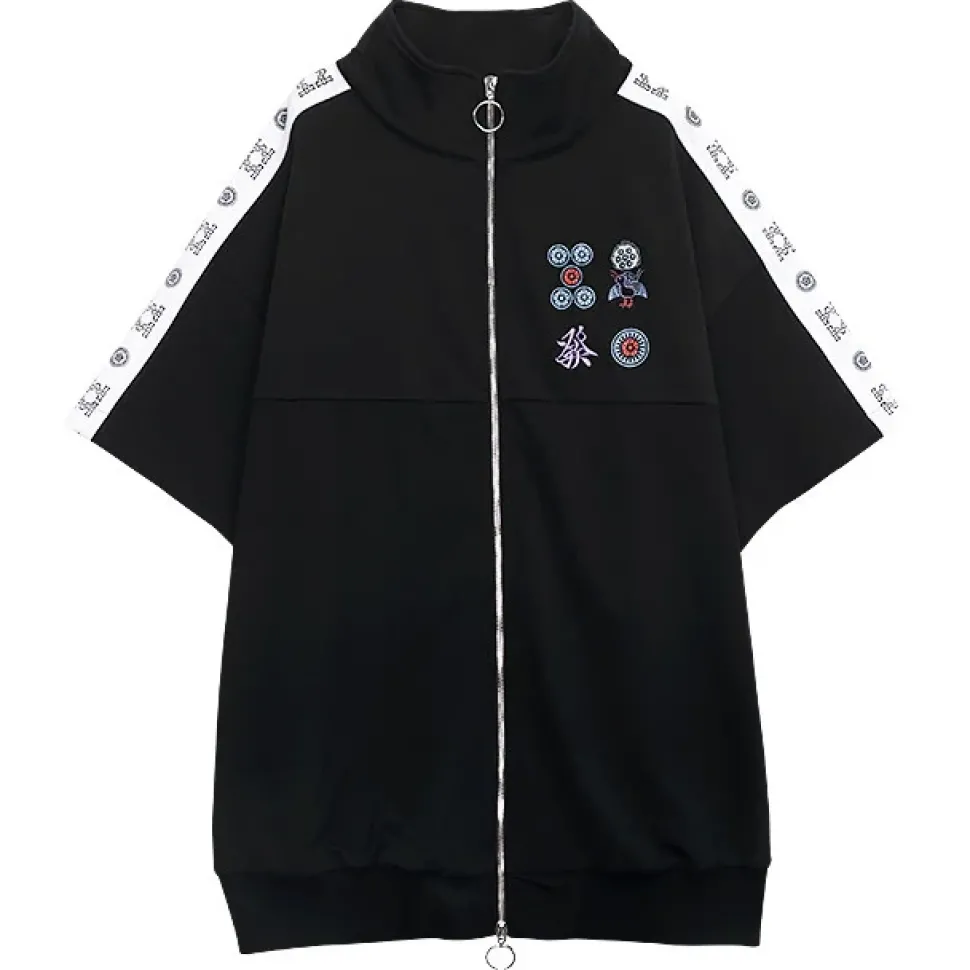 LISTEN FLAVOR Mahjong Short Sleeve Jersey