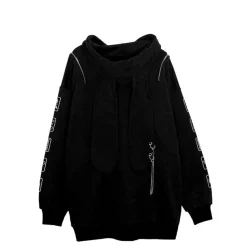 LISTEN FLAVOR Mahjong Usamimi Hoodie