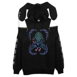 LISTEN FLAVOR Mahjong Usamimi Hoodie