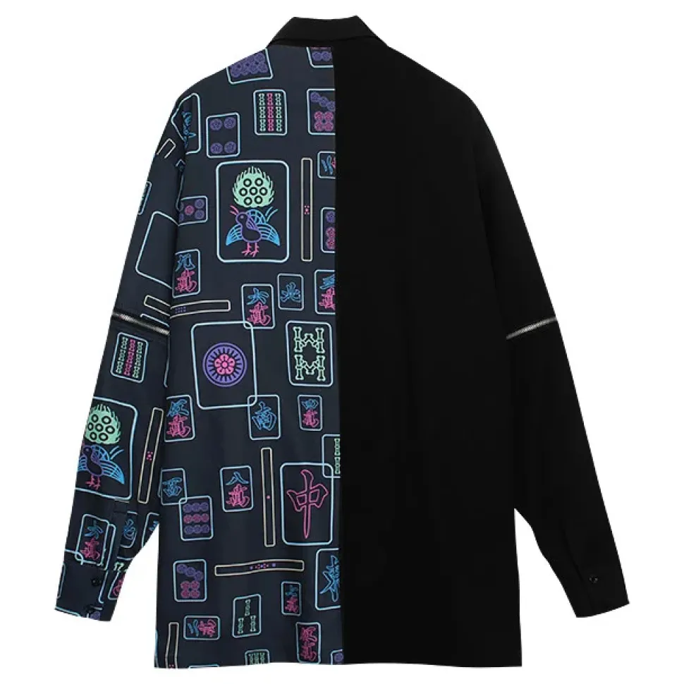 LISTEN FLAVOR Mahjong 2-Way Shirt w/ Chain