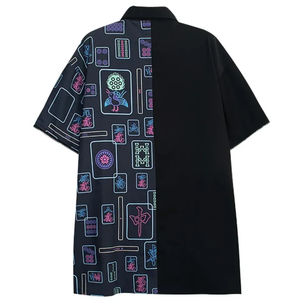 LISTEN FLAVOR Mahjong 2-Way Shirt w/ Chain