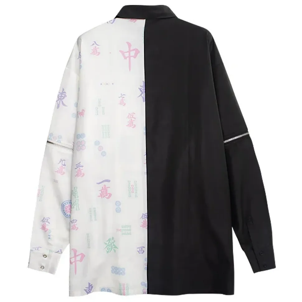 LISTEN FLAVOR Mahjong 2-Way Shirt w/ Chain