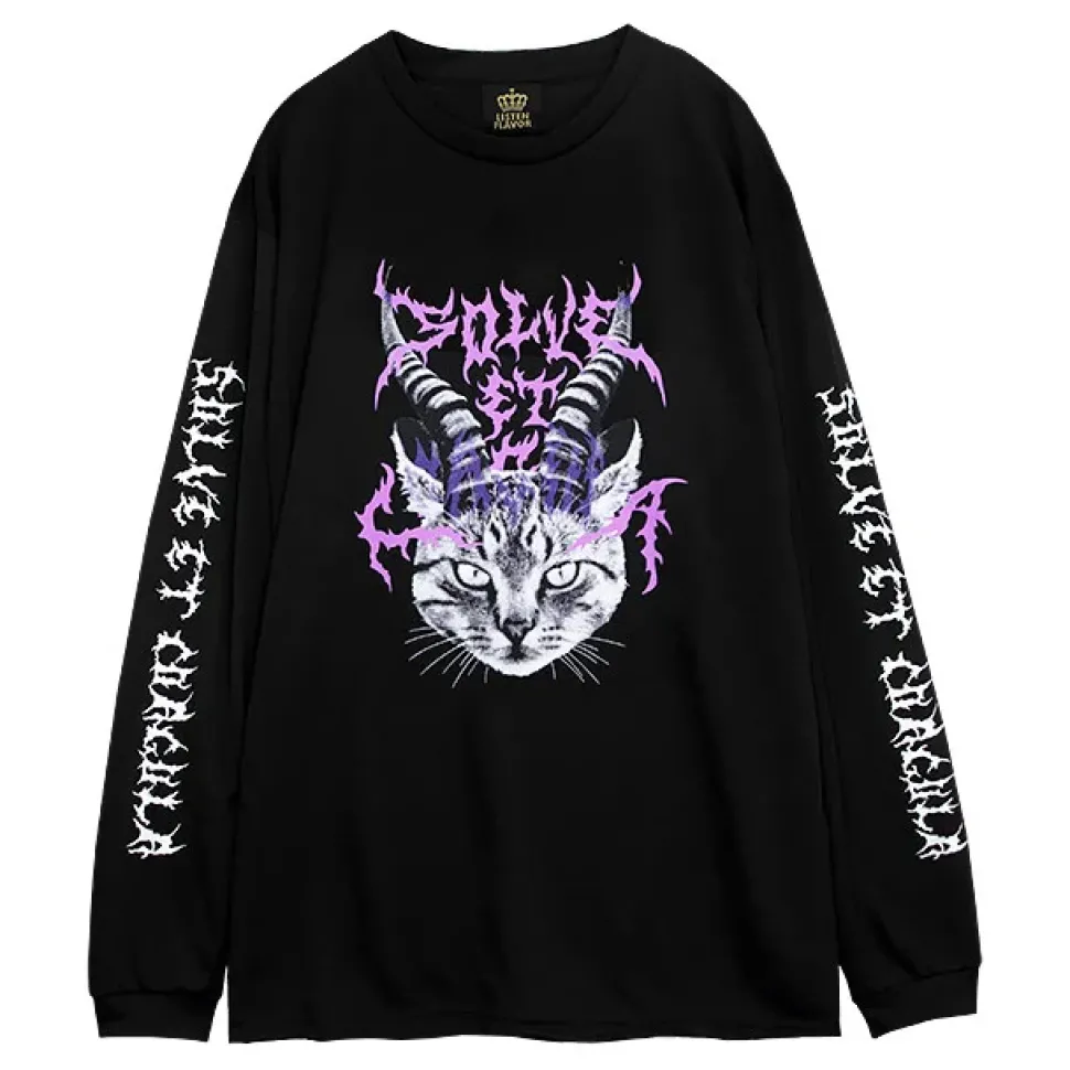 LISTEN FLAVOR Makai Neko Long Sleeve T-Shirt